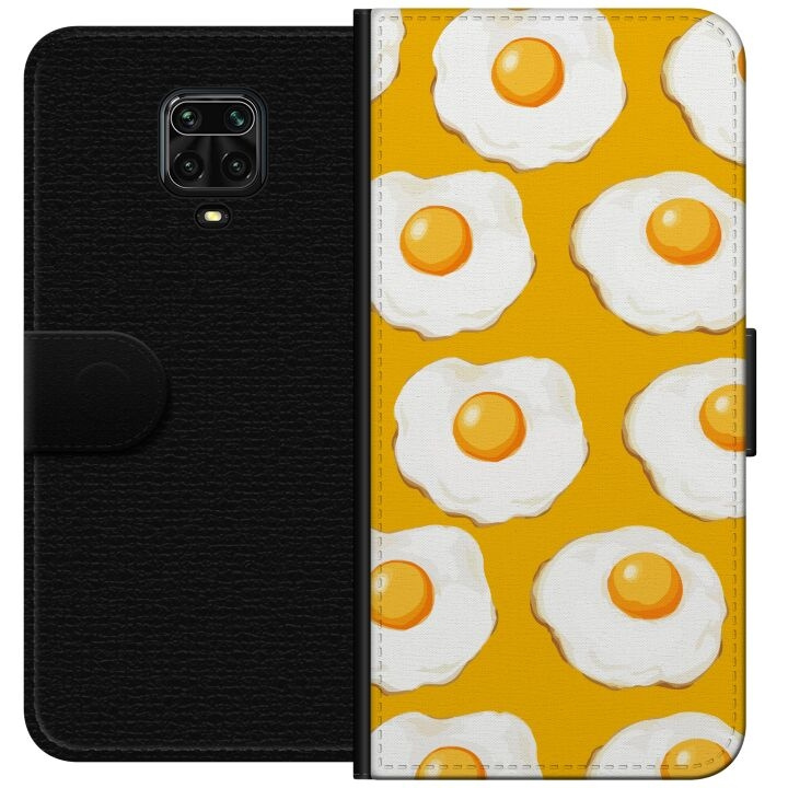 Wallet case for Xiaomi Redmi Note 9 Pro with Fried egg design in the group SMARTPHONE & TABLETS / Phone cases / Xiaomi at TP E-commerce Nordic AB (A65143)