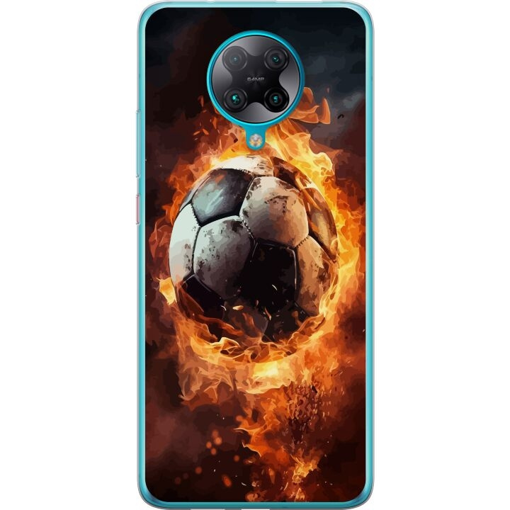 Mobile case for Xiaomi Poco F2 Pro with Football design in the group SMARTPHONE & TABLETS / Phone cases / Xiaomi at TP E-commerce Nordic AB (A65216)