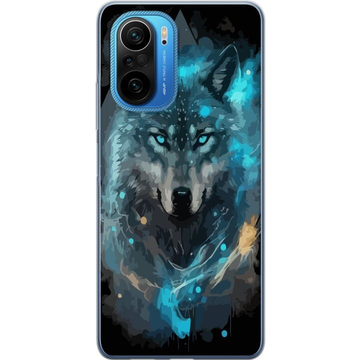 Mobile case for Xiaomi Poco F3 with Wolf design in the group SMARTPHONE & TABLETS / Phone cases / Xiaomi at TP E-commerce Nordic AB (A65227)