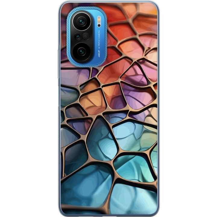 Mobile case for Xiaomi Poco F3 with Metallic pattern design in the group SMARTPHONE & TABLETS / Phone cases / Xiaomi at TP E-commerce Nordic AB (A65232)