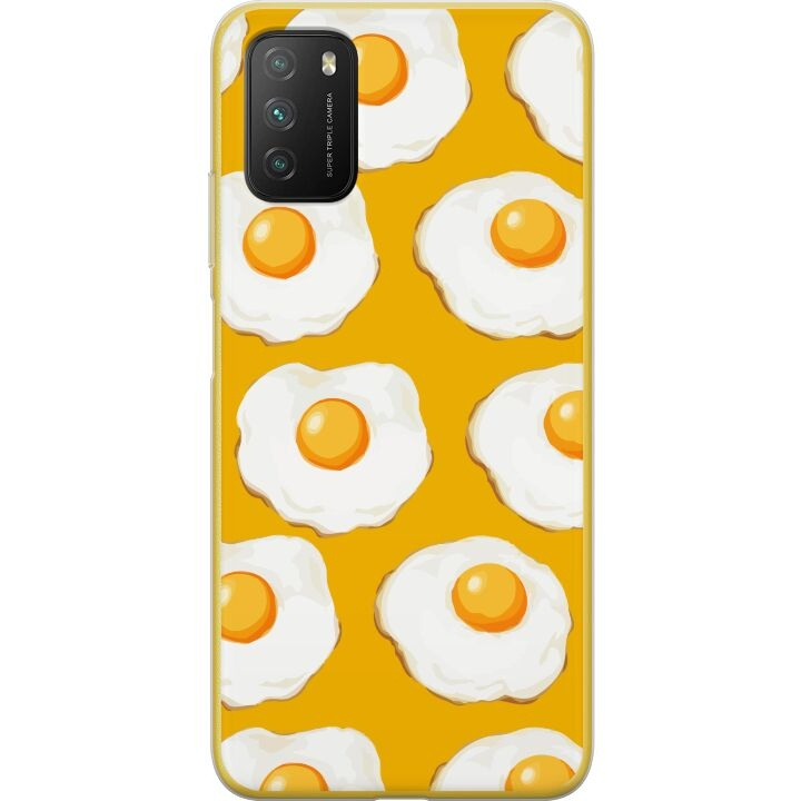 Mobile case for Xiaomi Poco M3 with Fried egg design in the group SMARTPHONE & TABLETS / Phone cases / Xiaomi at TP E-commerce Nordic AB (A65305)