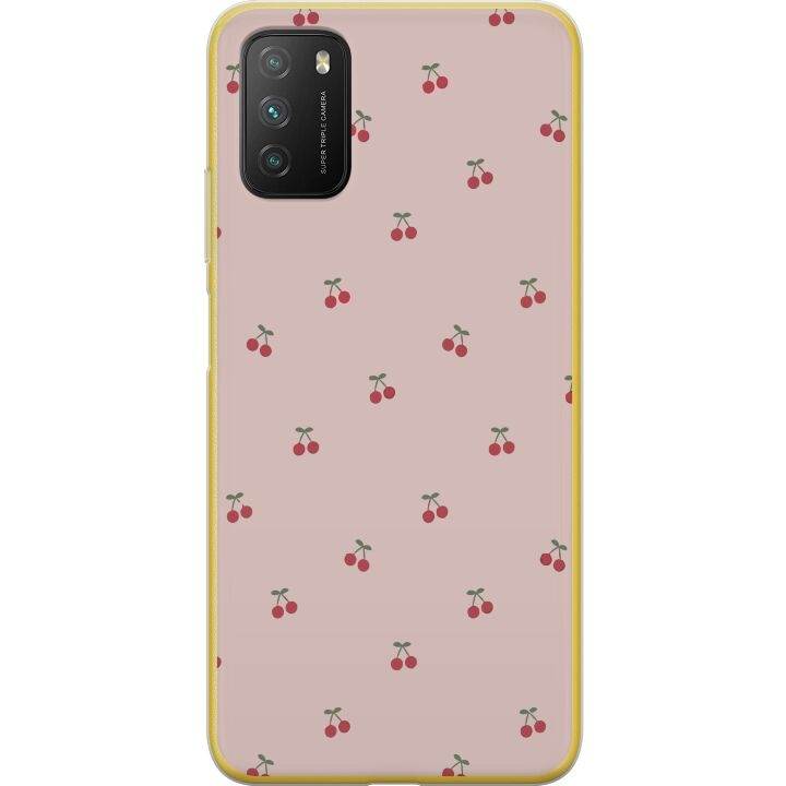 Mobile case for Xiaomi Poco M3 with Cherry design in the group SMARTPHONE & TABLETS / Phone cases / Xiaomi at TP E-commerce Nordic AB (A65310)