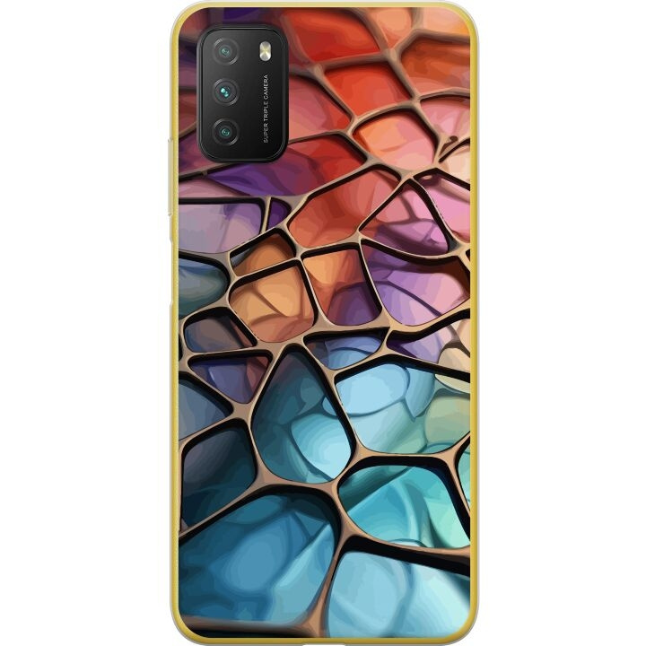 Mobile case for Xiaomi Poco M3 with Metallic pattern design in the group SMARTPHONE & TABLETS / Phone cases / Xiaomi at TP E-commerce Nordic AB (A65313)