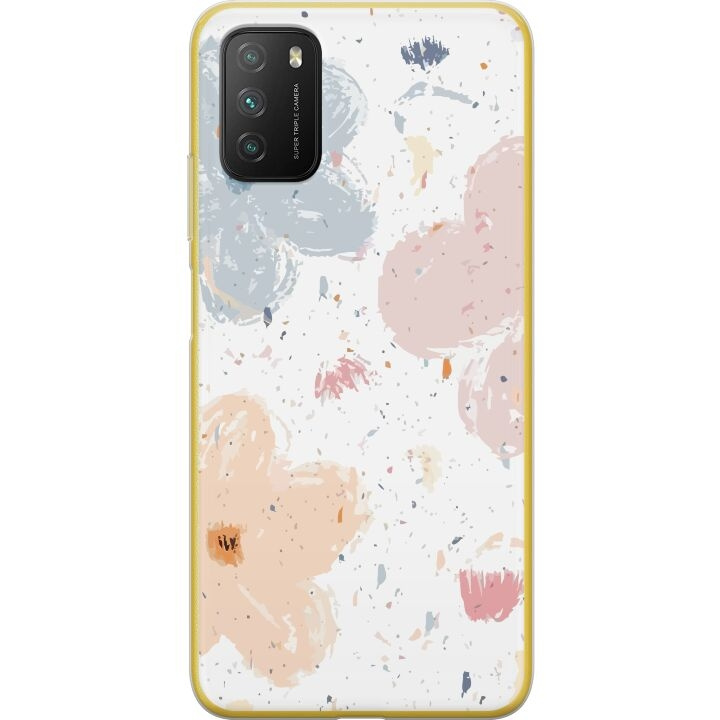 Mobile case for Xiaomi Poco M3 with Flowers design in the group SMARTPHONE & TABLETS / Phone cases / Xiaomi at TP E-commerce Nordic AB (A65315)