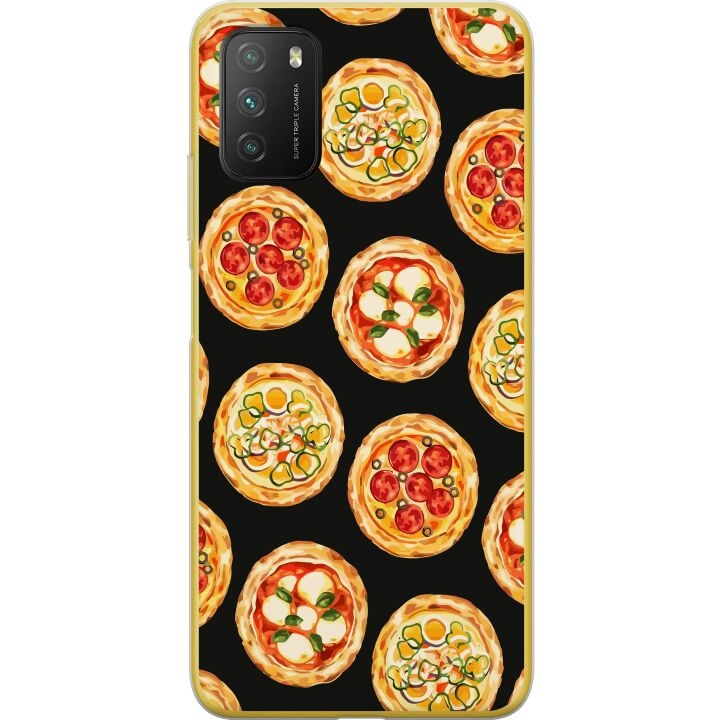 Mobile case for Xiaomi Poco M3 with Pizza design in the group SMARTPHONE & TABLETS / Phone cases / Xiaomi at TP E-commerce Nordic AB (A65316)