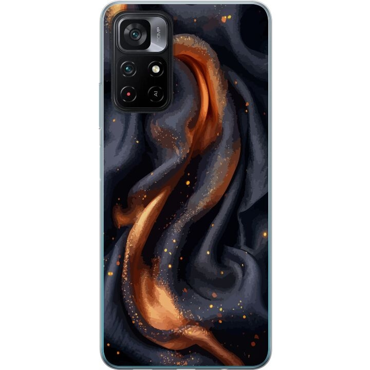 Mobile case for Xiaomi Poco M4 Pro 5G with Fiery silk design in the group SMARTPHONE & TABLETS / Phone cases / Xiaomi at TP E-commerce Nordic AB (A65331)