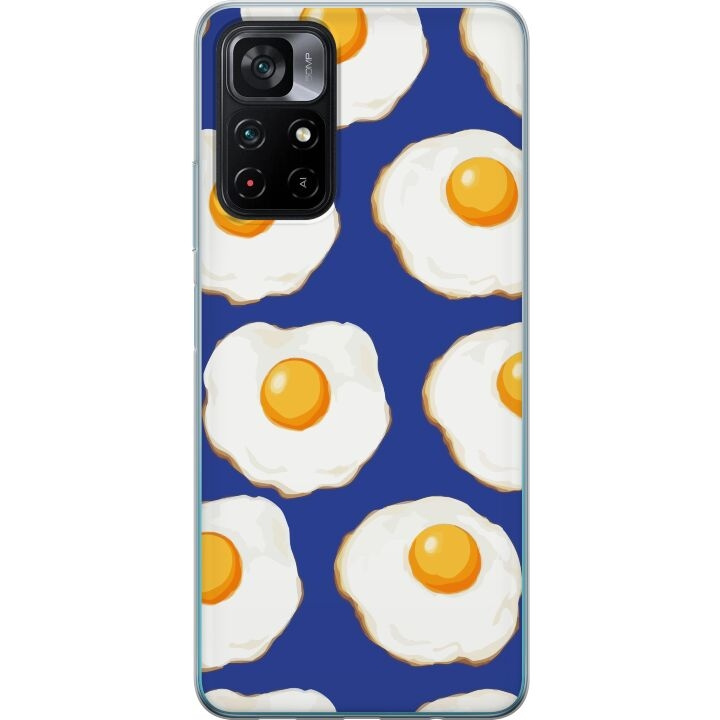 Mobile case for Xiaomi Poco M4 Pro 5G with Fried eggs design in the group SMARTPHONE & TABLETS / Phone cases / Xiaomi at TP E-commerce Nordic AB (A65336)