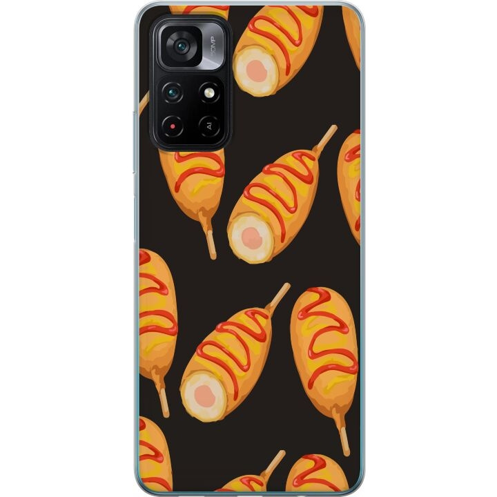 Mobile case for Xiaomi Poco M4 Pro 5G with Chicken drumstick design in the group SMARTPHONE & TABLETS / Phone cases / Xiaomi at TP E-commerce Nordic AB (A65339)