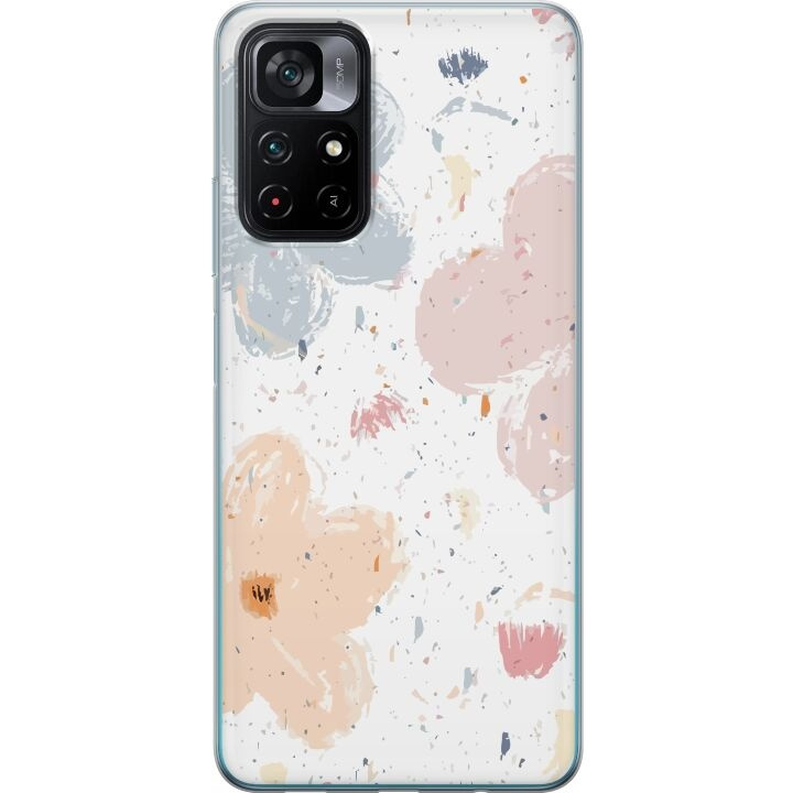 Mobile case for Xiaomi Poco M4 Pro 5G with Flowers design in the group SMARTPHONE & TABLETS / Phone cases / Xiaomi at TP E-commerce Nordic AB (A65342)