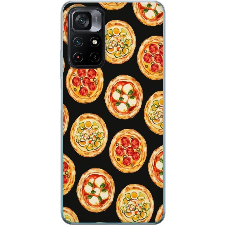 Mobile case for Xiaomi Poco M4 Pro 5G with Pizza design in the group SMARTPHONE & TABLETS / Phone cases / Xiaomi at TP E-commerce Nordic AB (A65343)