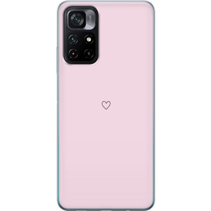 Mobile case for Xiaomi Poco M4 Pro 5G with Heart design in the group SMARTPHONE & TABLETS / Phone cases / Xiaomi at TP E-commerce Nordic AB (A65349)