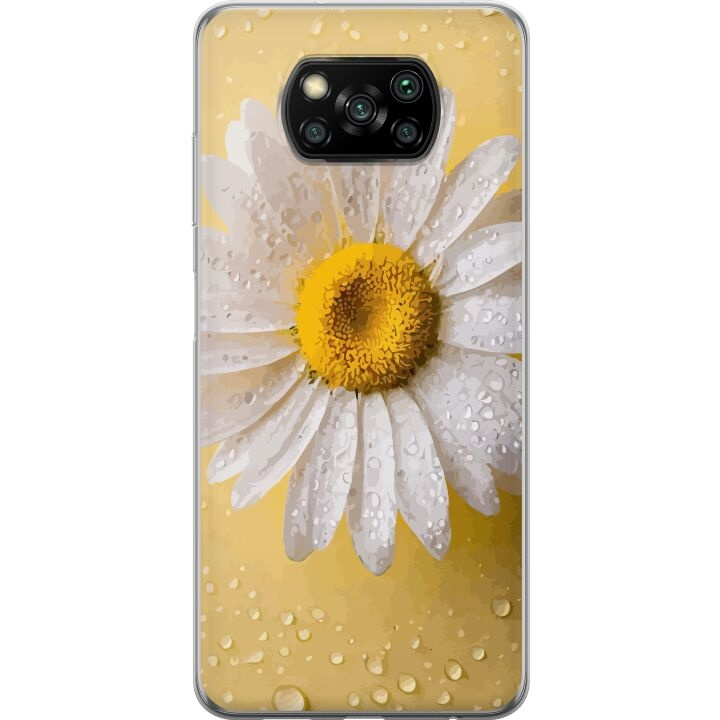 Mobile case for Xiaomi Poco X3 NFC with Porslinsblomma design in the group SMARTPHONE & TABLETS / Phone cases / Xiaomi at TP E-commerce Nordic AB (A65384)