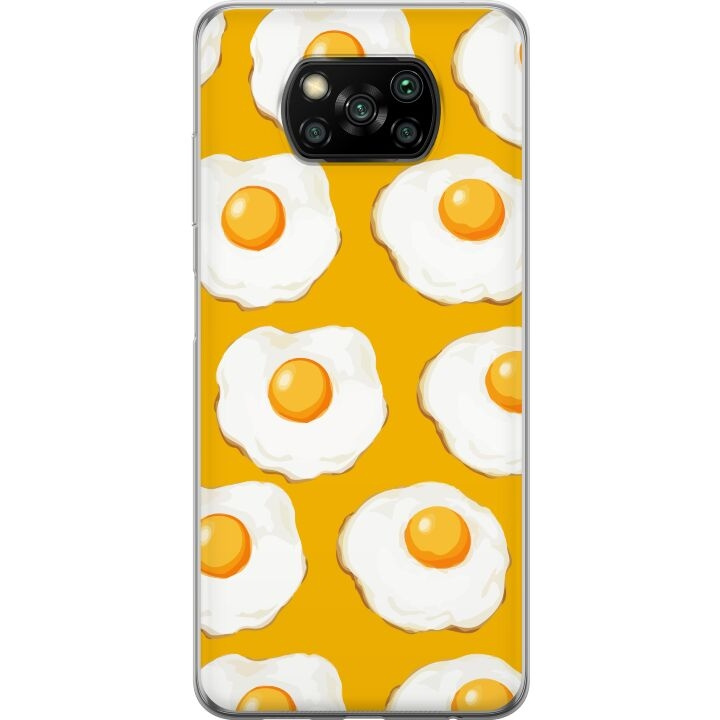 Mobile case for Xiaomi Poco X3 NFC with Fried egg design in the group SMARTPHONE & TABLETS / Phone cases / Xiaomi at TP E-commerce Nordic AB (A65386)