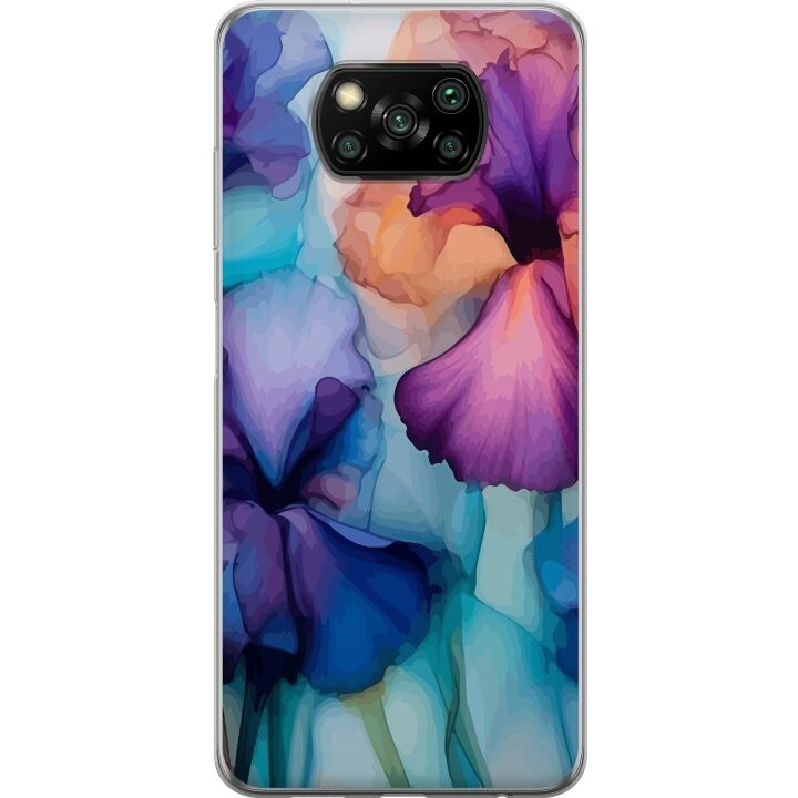 Mobile case for Xiaomi Poco X3 NFC with Magical flowers design in the group SMARTPHONE & TABLETS / Phone cases / Xiaomi at TP E-commerce Nordic AB (A65387)