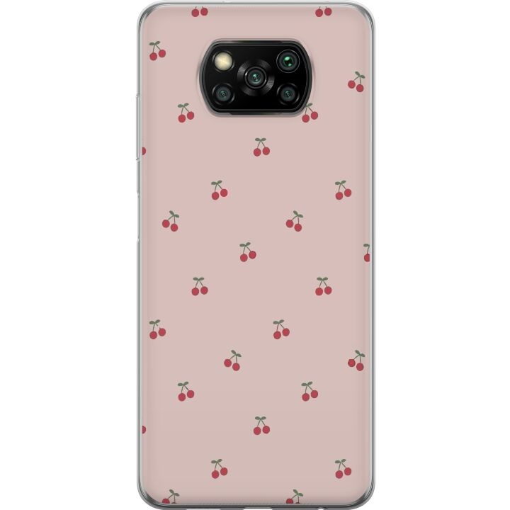 Mobile case for Xiaomi Poco X3 NFC with Cherry design in the group SMARTPHONE & TABLETS / Phone cases / Xiaomi at TP E-commerce Nordic AB (A65391)