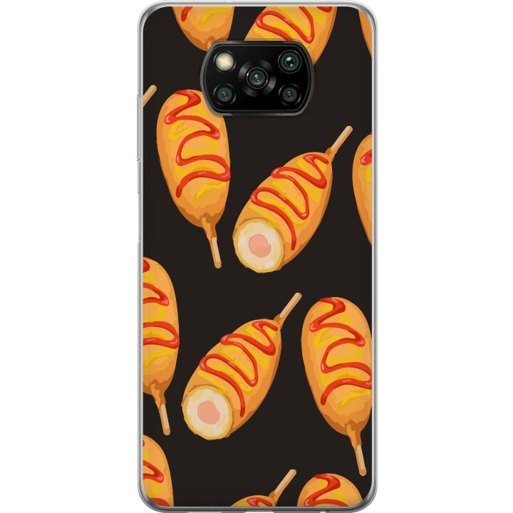 Mobile case for Xiaomi Poco X3 NFC with Chicken drumstick design in the group SMARTPHONE & TABLETS / Phone cases / Xiaomi at TP E-commerce Nordic AB (A65393)