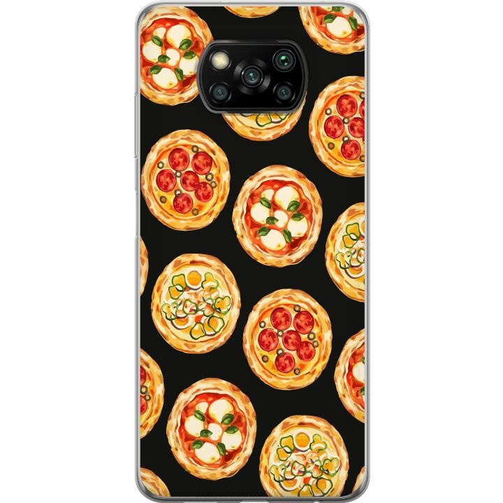 Mobile case for Xiaomi Poco X3 NFC with Pizza design in the group SMARTPHONE & TABLETS / Phone cases / Xiaomi at TP E-commerce Nordic AB (A65397)