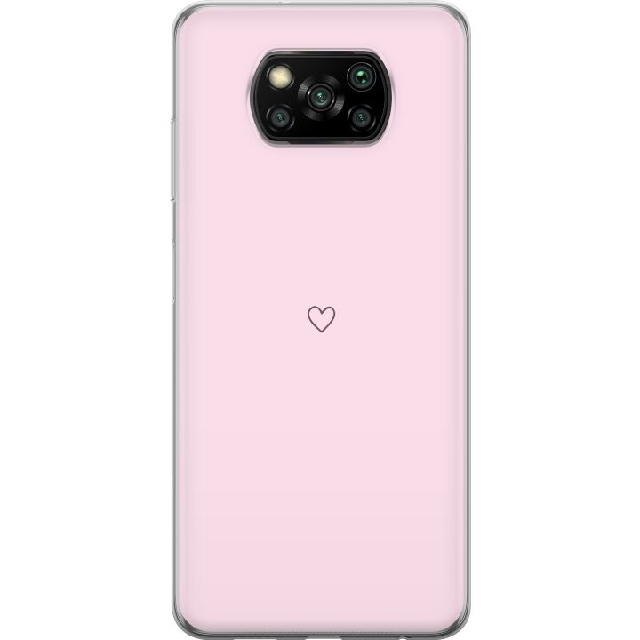 Mobile case for Xiaomi Poco X3 NFC with Heart design in the group SMARTPHONE & TABLETS / Phone cases / Xiaomi at TP E-commerce Nordic AB (A65403)