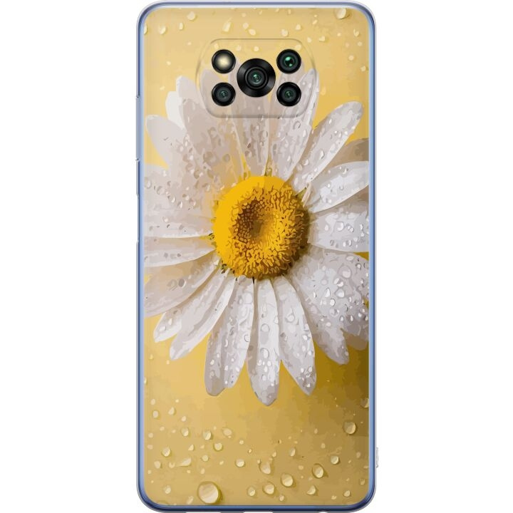 Mobile case for Xiaomi Poco X3 Pro with Porslinsblomma design in the group SMARTPHONE & TABLETS / Phone cases / Xiaomi at TP E-commerce Nordic AB (A65411)