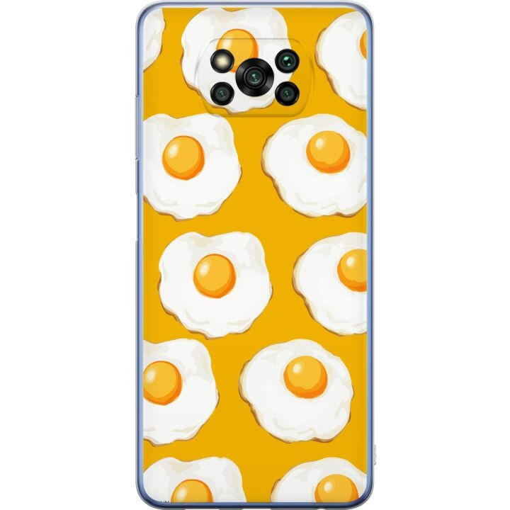 Mobile case for Xiaomi Poco X3 Pro with Fried egg design in the group SMARTPHONE & TABLETS / Phone cases / Xiaomi at TP E-commerce Nordic AB (A65413)