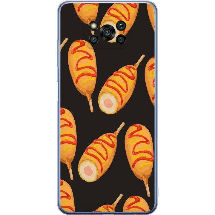 Mobile case for Xiaomi Poco X3 Pro with Chicken drumstick design in the group SMARTPHONE & TABLETS / Phone cases / Xiaomi at TP E-commerce Nordic AB (A65420)