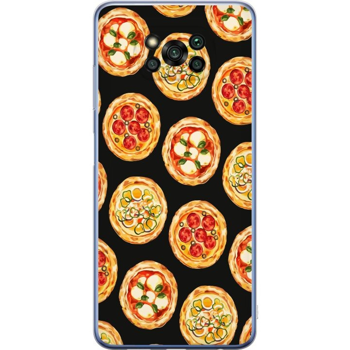 Mobile case for Xiaomi Poco X3 Pro with Pizza design in the group SMARTPHONE & TABLETS / Phone cases / Xiaomi at TP E-commerce Nordic AB (A65424)