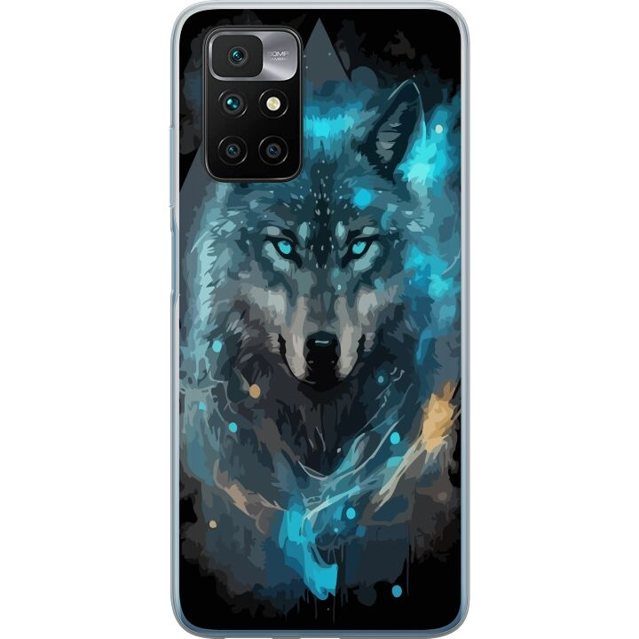 Mobile case for Xiaomi Redmi 10 with Wolf design in the group SMARTPHONE & TABLETS / Phone cases / Xiaomi at TP E-commerce Nordic AB (A65470)