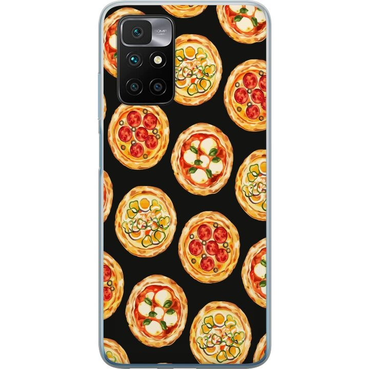 Mobile case for Xiaomi Redmi 10 with Pizza design in the group SMARTPHONE & TABLETS / Phone cases / Xiaomi at TP E-commerce Nordic AB (A65478)