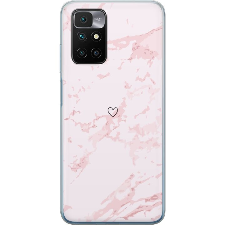 Mobile case for Xiaomi Redmi 10 with Pink Heart design in the group SMARTPHONE & TABLETS / Phone cases / Xiaomi at TP E-commerce Nordic AB (A65488)