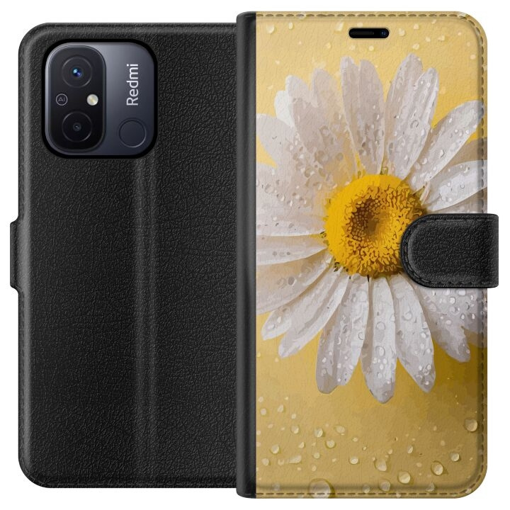 Wallet case for Xiaomi Redmi 12C with Porslinsblomma design in the group SMARTPHONE & TABLETS / Phone cases / Xiaomi at TP E-commerce Nordic AB (A65546)