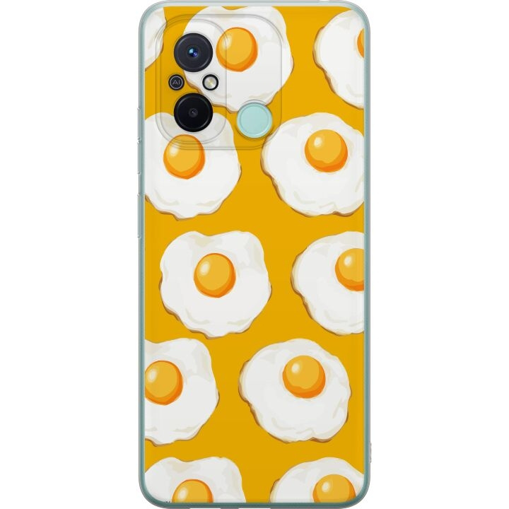 Mobile case for Xiaomi Redmi 12C with Fried egg design in the group SMARTPHONE & TABLETS / Phone cases / Xiaomi at TP E-commerce Nordic AB (A65575)