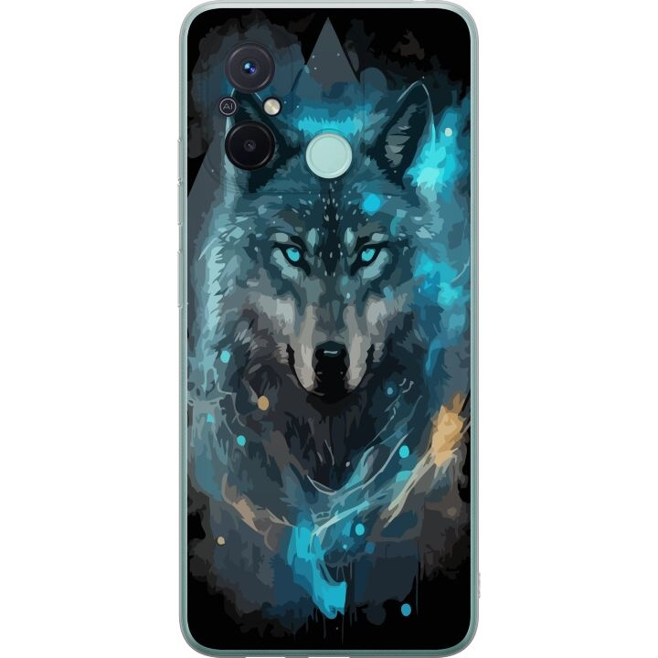 Mobile case for Xiaomi Redmi 12C with Wolf design in the group SMARTPHONE & TABLETS / Phone cases / Xiaomi at TP E-commerce Nordic AB (A65578)