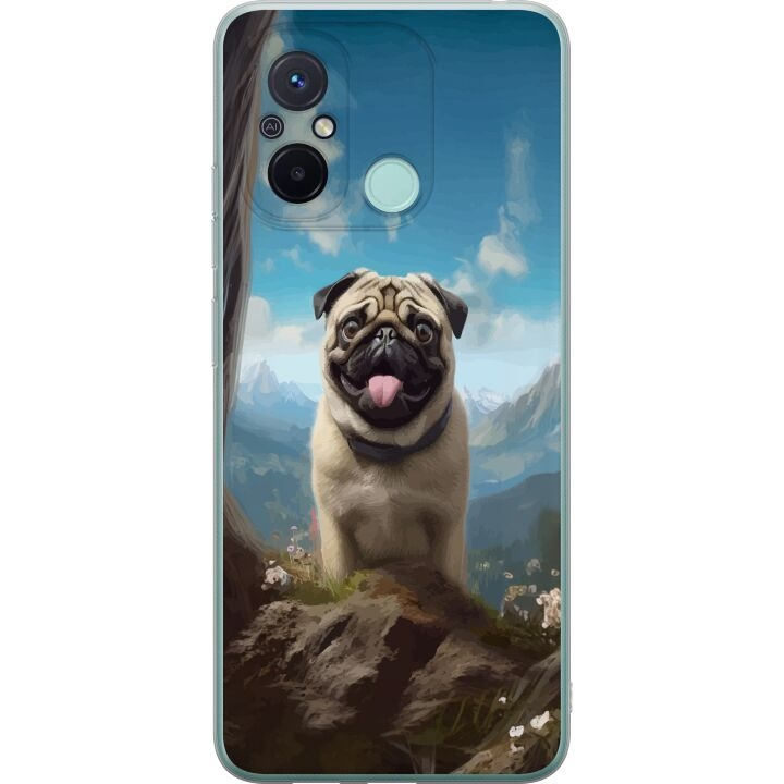 Mobile case for Xiaomi Redmi 12C with Happy Dog design in the group SMARTPHONE & TABLETS / Phone cases / Xiaomi at TP E-commerce Nordic AB (A65591)