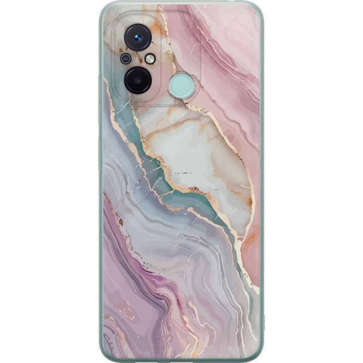 Mobile case for Xiaomi Redmi 12C with Marble design in the group SMARTPHONE & TABLETS / Phone cases / Xiaomi at TP E-commerce Nordic AB (A65595)