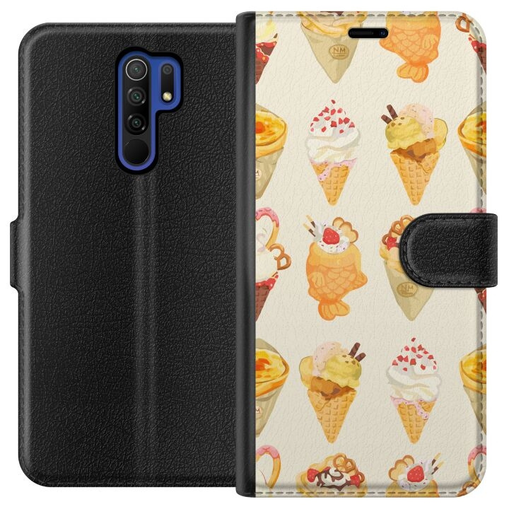 Wallet case for Xiaomi Redmi 9 with Glassy design in the group SMARTPHONE & TABLETS / Phone cases / Xiaomi at TP E-commerce Nordic AB (A65638)