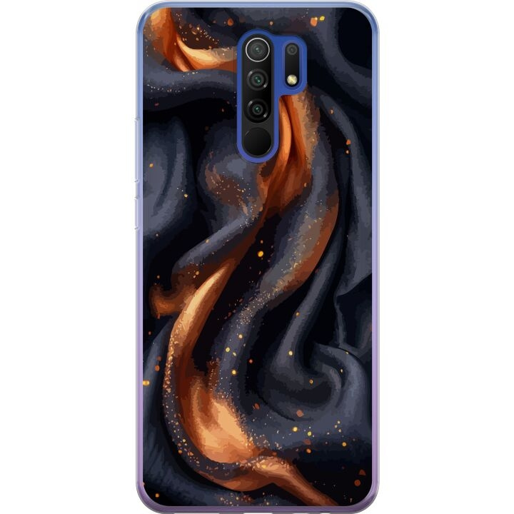 Mobile case for Xiaomi Redmi 9 with Fiery silk design in the group SMARTPHONE & TABLETS / Phone cases / Xiaomi at TP E-commerce Nordic AB (A65655)