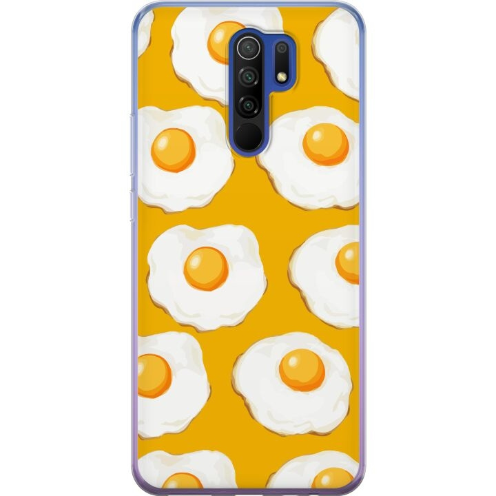 Mobile case for Xiaomi Redmi 9 with Fried egg design in the group SMARTPHONE & TABLETS / Phone cases / Xiaomi at TP E-commerce Nordic AB (A65656)