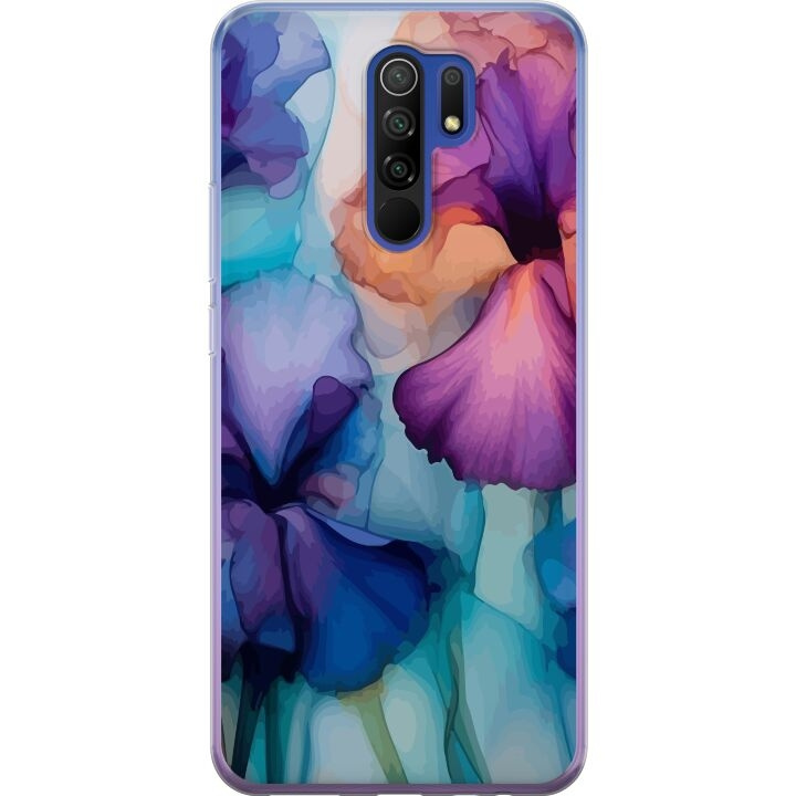 Mobile case for Xiaomi Redmi 9 with Magical flowers design in the group SMARTPHONE & TABLETS / Phone cases / Xiaomi at TP E-commerce Nordic AB (A65657)