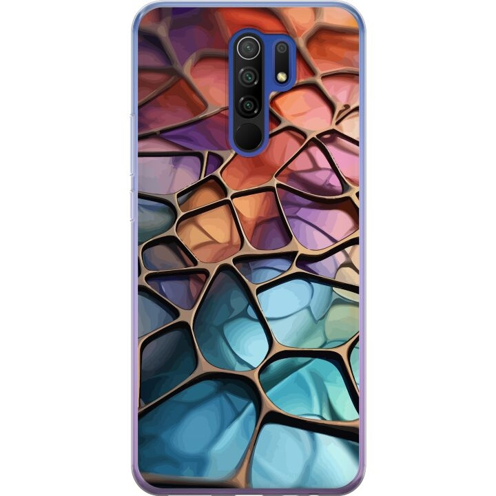 Mobile case for Xiaomi Redmi 9 with Metallic pattern design in the group SMARTPHONE & TABLETS / Phone cases / Xiaomi at TP E-commerce Nordic AB (A65664)