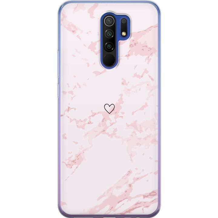 Mobile case for Xiaomi Redmi 9 with Pink Heart design in the group SMARTPHONE & TABLETS / Phone cases / Xiaomi at TP E-commerce Nordic AB (A65677)