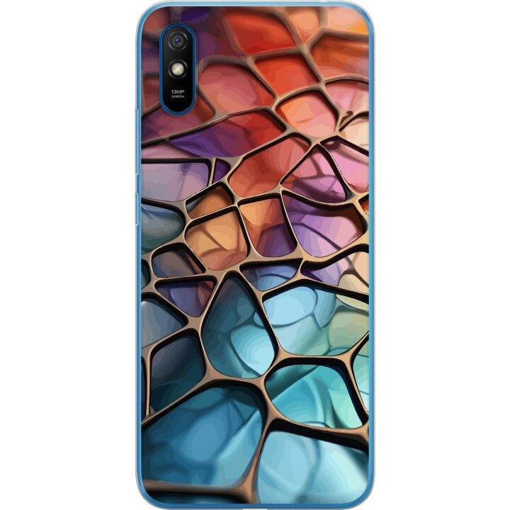 Mobile case for Xiaomi Redmi 9A with Metallic pattern design in the group SMARTPHONE & TABLETS / Phone cases / Xiaomi at TP E-commerce Nordic AB (A65718)