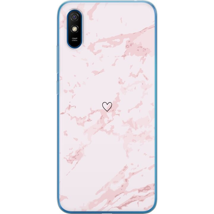 Mobile case for Xiaomi Redmi 9A with Pink Heart design in the group SMARTPHONE & TABLETS / Phone cases / Xiaomi at TP E-commerce Nordic AB (A65731)