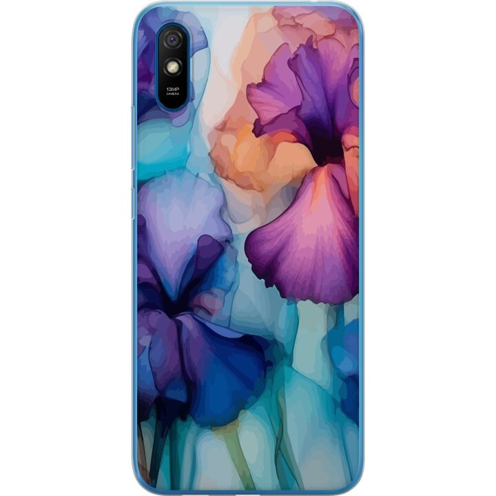 Mobile case for Xiaomi Redmi 9AT with Magical flowers design in the group SMARTPHONE & TABLETS / Phone cases / Xiaomi at TP E-commerce Nordic AB (A65738)