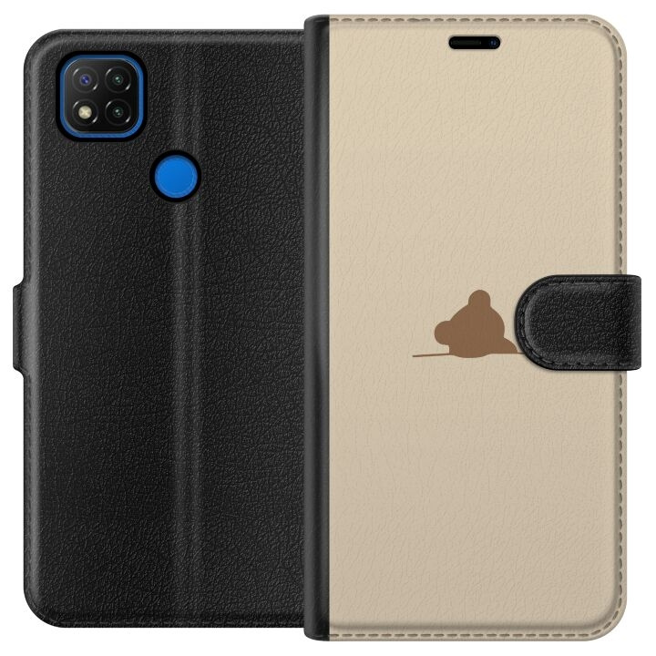 Wallet case for Xiaomi Redmi 9C with Nalle design in the group SMARTPHONE & TABLETS / Phone cases / Xiaomi at TP E-commerce Nordic AB (A65782)