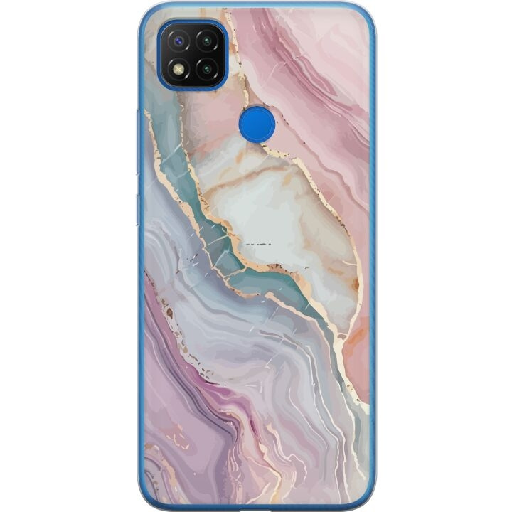 Mobile case for Xiaomi Redmi 9C with Marble design in the group SMARTPHONE & TABLETS / Phone cases / Xiaomi at TP E-commerce Nordic AB (A65811)