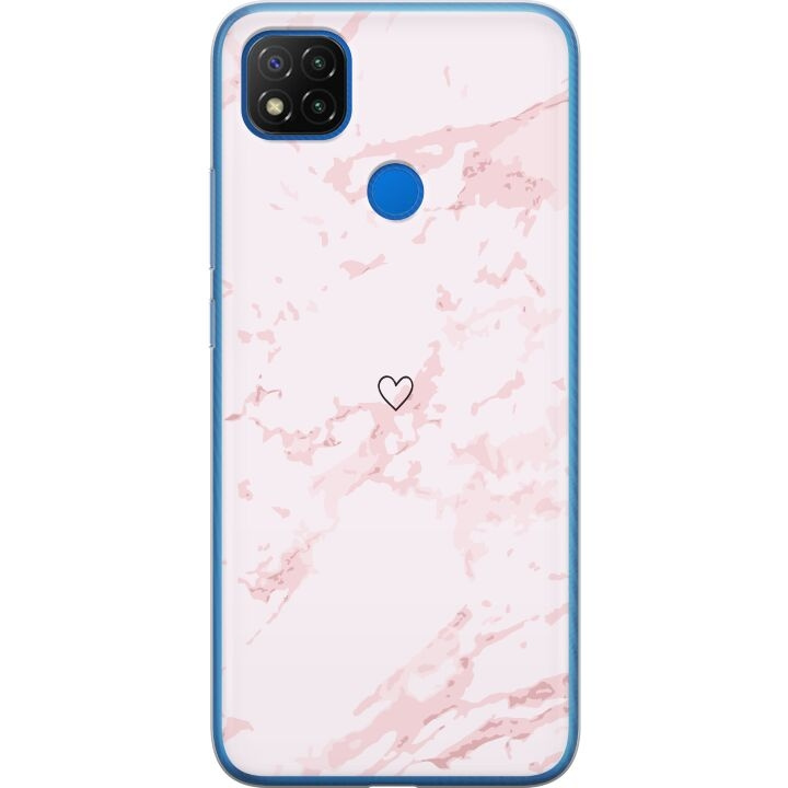 Mobile case for Xiaomi Redmi 9C with Pink Heart design in the group SMARTPHONE & TABLETS / Phone cases / Xiaomi at TP E-commerce Nordic AB (A65812)