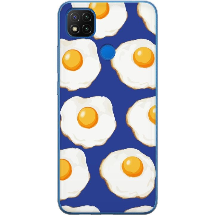 Mobile case for Xiaomi Redmi 9C NFC with Fried eggs design in the group SMARTPHONE & TABLETS / Phone cases / Xiaomi at TP E-commerce Nordic AB (A65822)