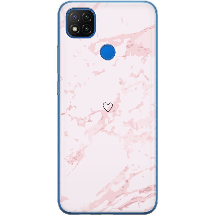 Mobile case for Xiaomi Redmi 9C NFC with Pink Heart design in the group SMARTPHONE & TABLETS / Phone cases / Xiaomi at TP E-commerce Nordic AB (A65839)