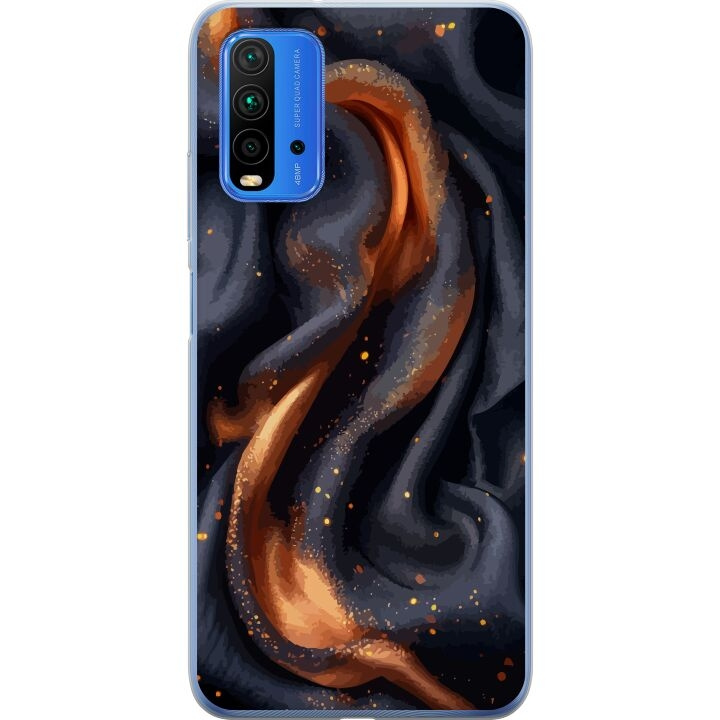 Mobile case for Xiaomi Redmi 9T with Fiery silk design in the group SMARTPHONE & TABLETS / Phone cases / Xiaomi at TP E-commerce Nordic AB (A65844)