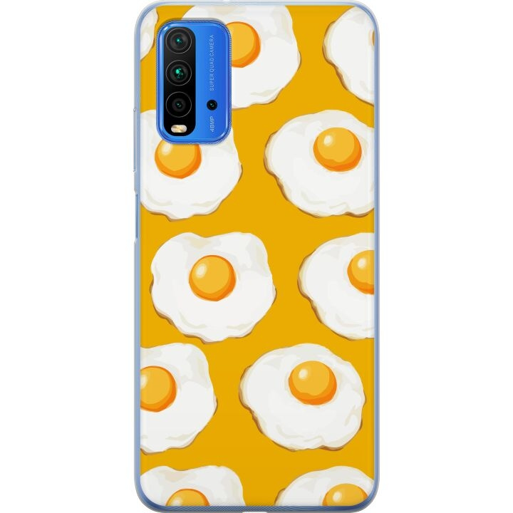 Mobile case for Xiaomi Redmi 9T with Fried egg design in the group SMARTPHONE & TABLETS / Phone cases / Xiaomi at TP E-commerce Nordic AB (A65845)